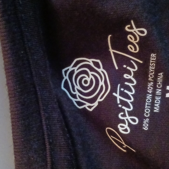 POSITIVITEES Womens Get Promoted to Grandma T-Shirt Black Graphic Tee - Picture 2 of 4